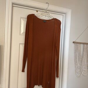 Target Wild Fable Burnt Orange Duster Cardigan
